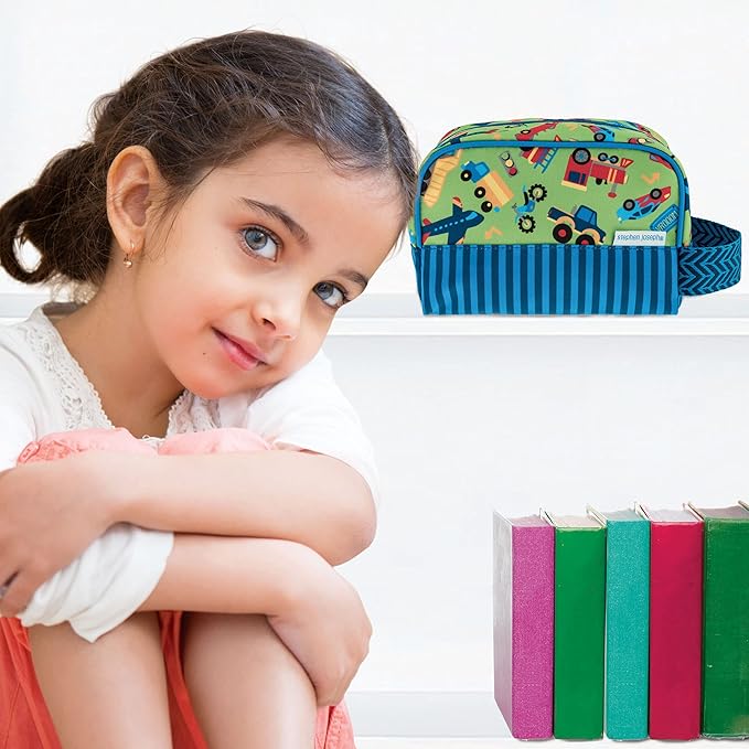 Stephen Joseph, Kids Toiletry Bag, Boys and Girls Toiletry Kit, Travel Bag