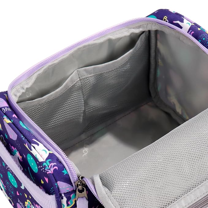 Choco Mocha Kids Toiletry Bag for Girls, Travel Hanging Waterproof Cute Toiletry Bag for Teens Girls Christmas Gifts, Purple