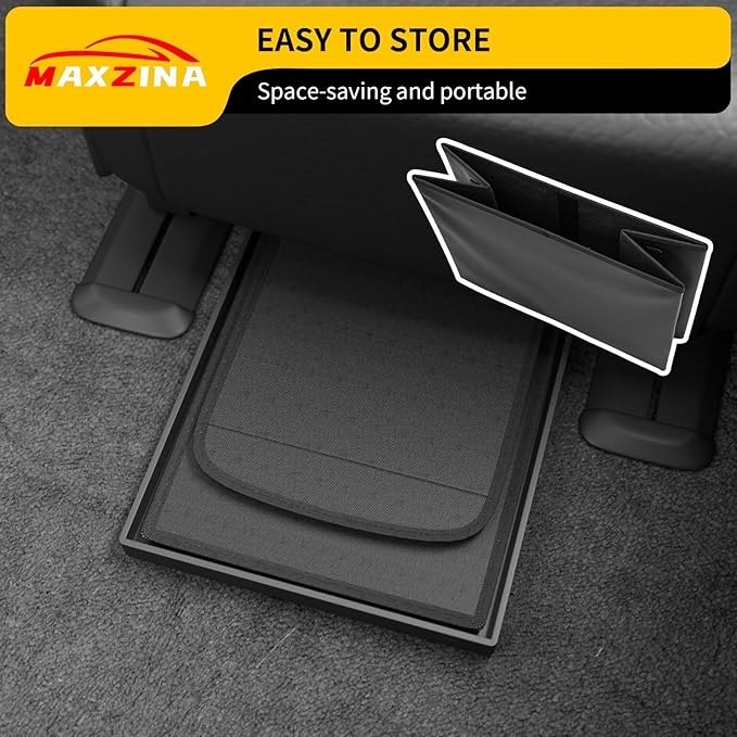 Seat Aisle Storage Box Compatible with 2018-2026 Chevrolet Traverse Rear Console Organizer Foldable Backseat 2nd Row Kids Toys Travel Storage Bin 2025 Chevy Traverse 7 Seat Accessories