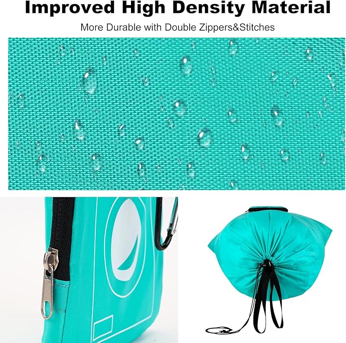 24" x 33" Extra Large Heavy Duty Laundry Bag With Handles, Travel Laundry Bag for Dirty Clothes,Traveling, Camp