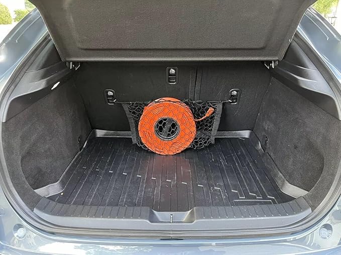 Trunk Rear Seats Organizer Cargo Net for Mazda CX-30 2020-2026 – Envelope Style Cargo Net for SUV – Premium Mesh Car Trunk Organizer Vehicle Carrier Storage – Compatible with CX-30