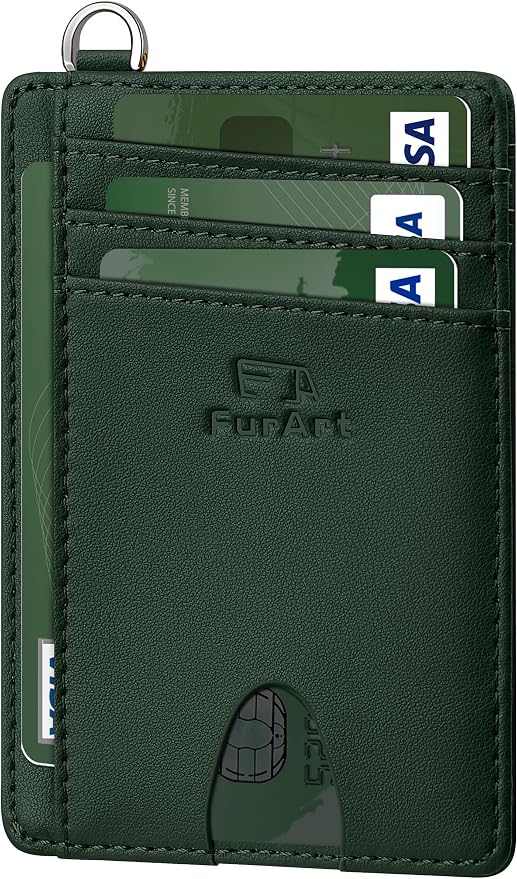 FurArt Slim Minimalist Wallet, Front Pocket Wallets, RFID Blocking, Credit Card Holder for Men
