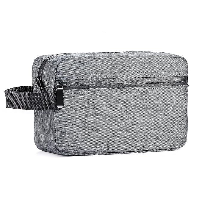 Etercycle Toiletry Bag for Men, Portable Travel Toiletry Organizer Bag,Shaving Bag for Toiletries Accessories (Deep gray)