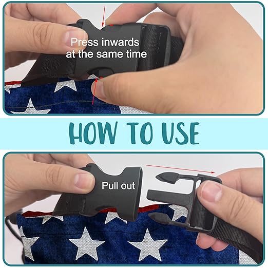 Car Trash Bag American Flag and Eagle Leak-Proof Car Garbage Bag with Drawstring Foldable Canvas Trash Bin with Adjustable Buckle for Car Accessories, Travelling, Camping