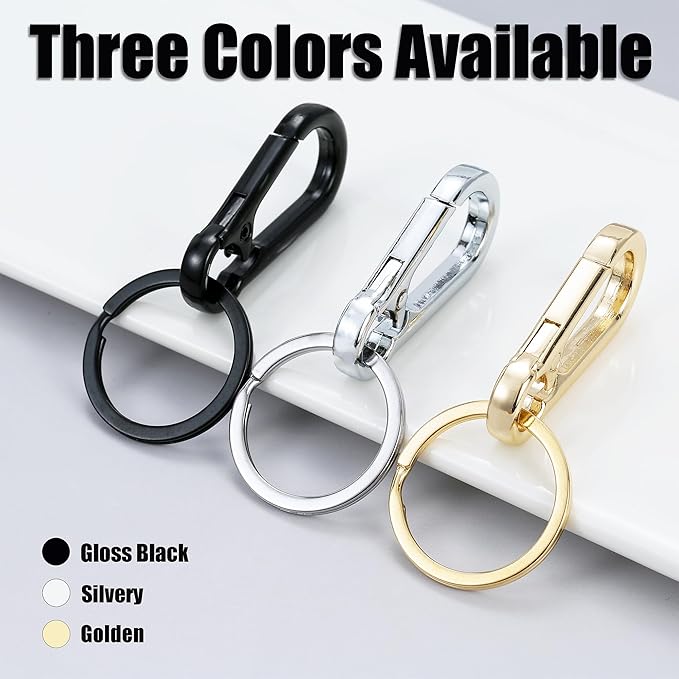 KAGNAL Metal Keychains Keyring Key Chain Ring Clip Holder Organizer for Home Car Keys Key Finder Women Men