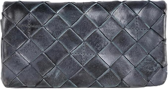Genuine Leather Wallets for Women, Small Wallet for Ladies Zipper Coin Purse Credit Card Holder with Strap (VL-167-GREY)