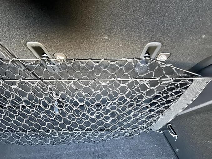 Trunk Organizer Cargo Net for Nissan Kicks 2017–2024 – Envelope Style Cargo Net for SUV – Premium Mesh Elastic Car Trunk Organizer Vehicle Carrier Storage – Compatible with Kicks