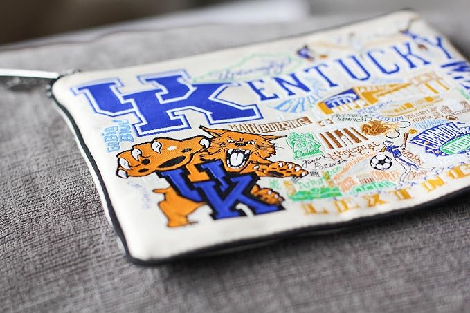 catstudio University of Kentucky Collegiate Zipper Pouch Purse | Holds Your Phone, Coins, Pencils, Makeup, Dog Treats, & Tech Tools
