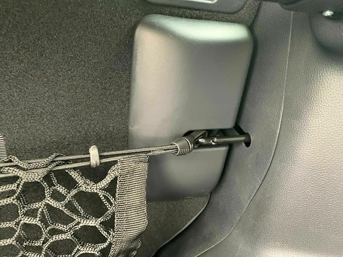 Rear Trunk Seats Organizer Cargo Net for Toyota RAV4 2019–2025 – Envelope Style Cargo Net for SUV – Premium Mesh Elastic Car Trunk Organizer Vehicle Carrier Storage – Compatible with RAV4