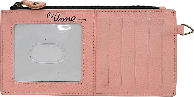 Anna by Anuschka Women's Hand Painted Genuine Leather Organizer Wallet | Hand Painted