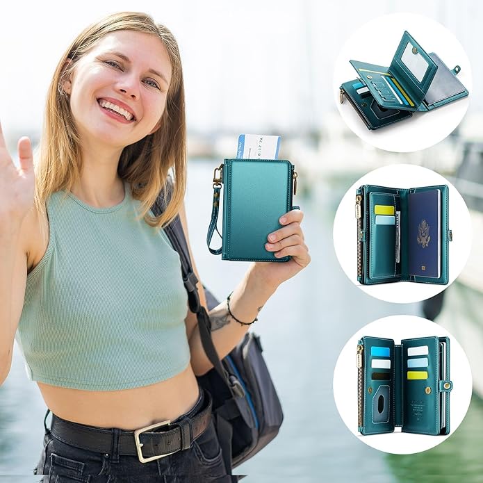 Passport Holder Wallet Bag with Holder