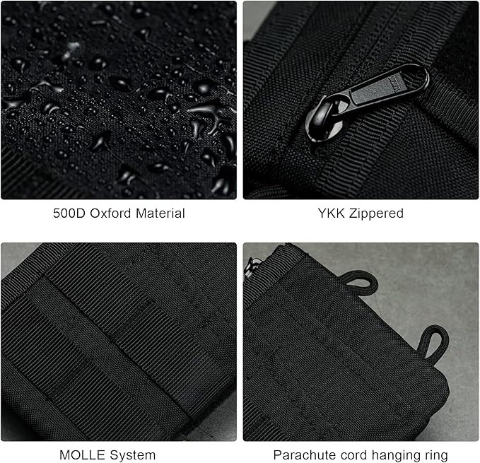 VIPERADE VE16 EDC Pouch, EDC Organizer for Men - Pocket Organizer Multitool Pouch Wallet for EDC Gears