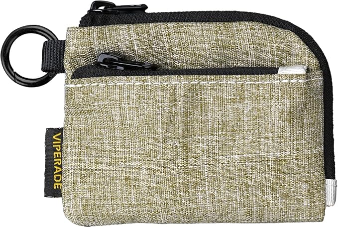 VIPERADE VE37 Mini EDC Pouch – Coin Purse for Men, Slim Zipper Wallet, EDC Gear Organizer, MOLLE Webbing Designed for VAB2 Clip-On Belt/Backpack Attachment, Everyday Carry Tactical Bag
