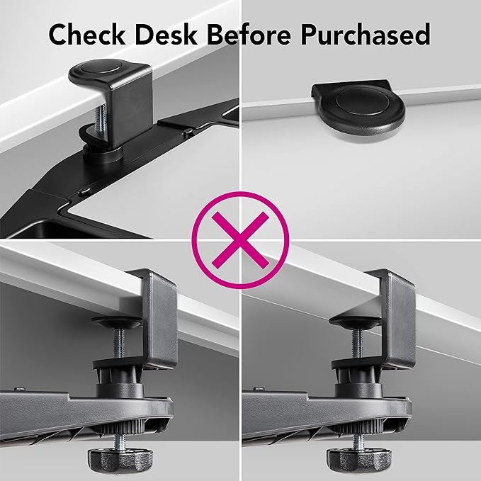 EHO Clamp-On Desk Organizer, Multifunctional with Pencil Drawer, Mouse Pad Storage, Swivel, Spill-Proof, Under Desk Storage, Easy Installation, Reduces Clutter, TAA-Compliant