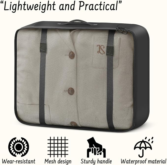 8 Set Packing Cubes for Travel Suitcase Organizer Bags Luggage Packing Cubes Set Travel Essentials Accessories Gifts for Women