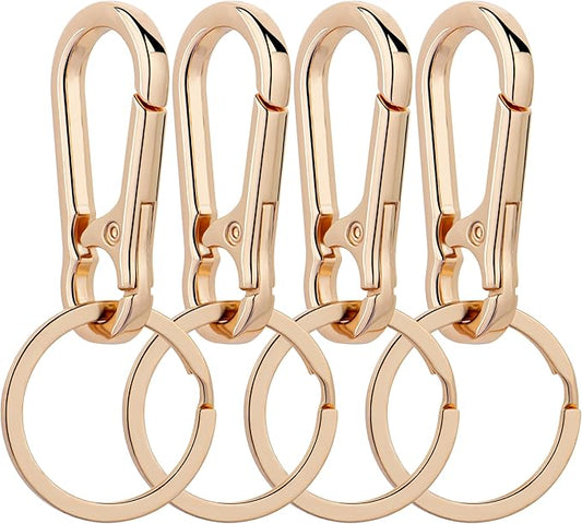 Wikavanli Metal Keychains Keyring Key Chain Ring Clip Holder Organizer for Home Car Keys Key Finder Women Men