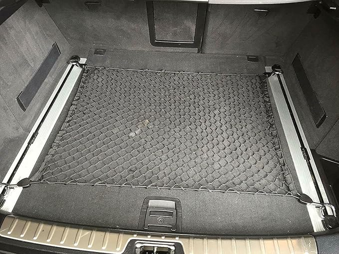 Rear Trunk Organizer Cargo Net for BMW X6 2008-2023 - Floor Style Cargo Net for SUV - Premium Mesh Elastic Car Trunk Organizer Vehicle Carrier Storage - Compatible with BMW X6