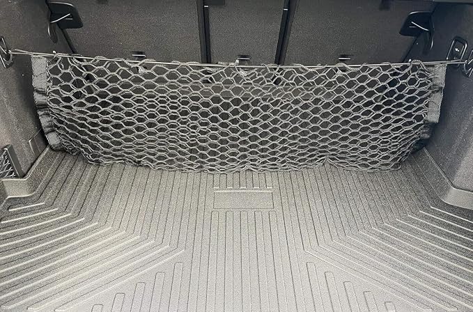 Rear Trunk Organizer Cargo Net for BMW X3 2011-2024 – Envelope Style Cargo Net for SUV – Premium Mesh Elastic Car Trunk Organizer Vehicle Carrier Storage – Compatible with BMW X3