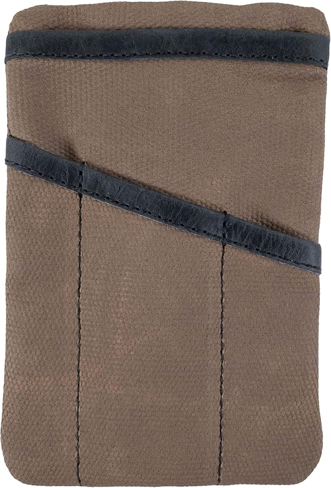 Hide & Drink, Multi-Tool Pocket Pouch, Compact Multipurpose EDC Zippered Bag, Mini Camping Tool Case, Waxed Canvas, Knife Holster, Handmade Slim Organizer