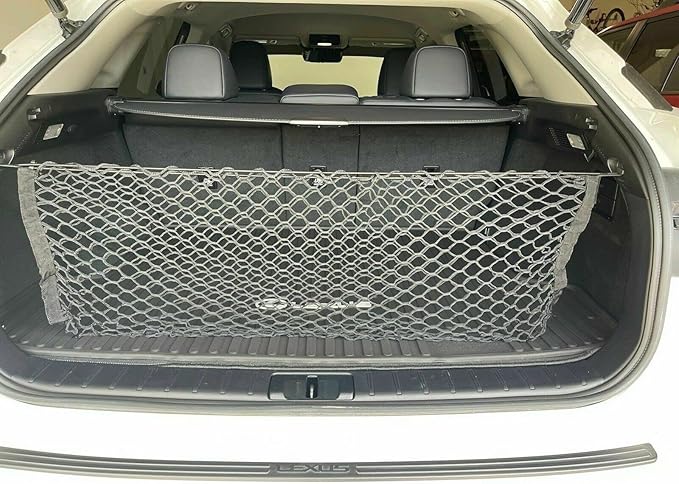 Trunk Organizer Cargo Net for Lexus RX350 350L 450h 450hL 2010–2025 – Envelope Style Cargo Net for SUV – Premium Mesh Car Trunk Organizer – Compatible with RX350 350L 450h 450hL