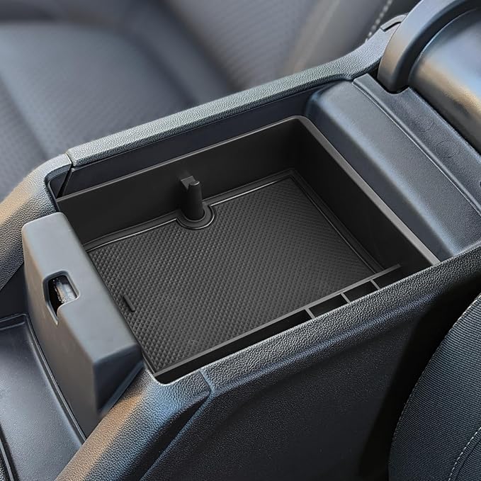 SHAOHAO 2023 GMC Acadia Center Console Organizer - Fit for 2018-2023 Acadia SL, SLE, SLT, AT4, Denali - Secondary Storage Box Insert Tray Pallet