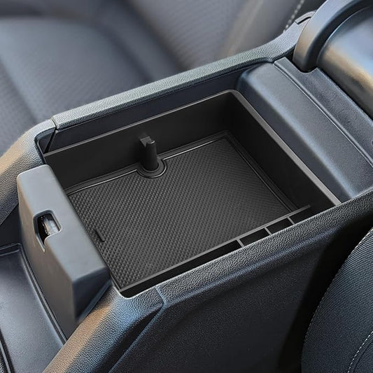 SHAOHAO 2023 GMC Acadia Center Console Organizer - Fit for 2018-2023 Acadia SL, SLE, SLT, AT4, Denali - Secondary Storage Box Insert Tray Pallet