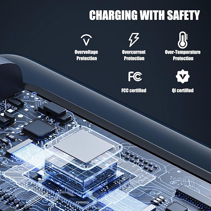 𝟐𝟎𝟐𝟔 𝐍𝐞𝐰 Magnetic Wireless Charger for Samsung & Apple Devices, 3 in 1 Charging Station Magnetic Charger Stand simultaneously Compatible with Samsung and Apple Series Black