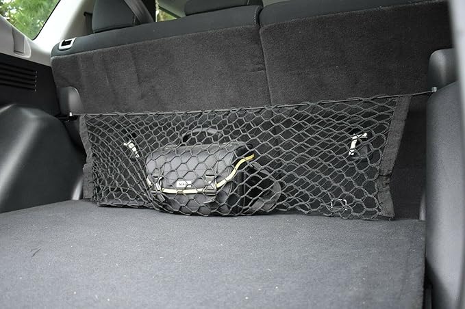 Trunk Rear Seats Organizer Cargo Net for Honda CR-V 2017-2022 - Envelope Style Cargo Net for SUV - Premium Mesh Car Trunk Organizer Vehicle Carrier Storage–Compatible with CR-V