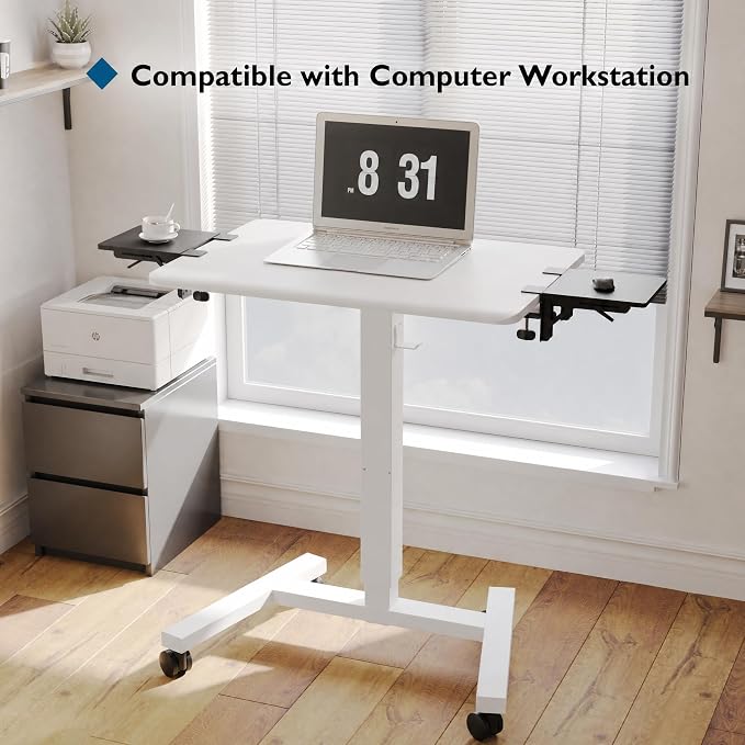 BONTEC Ergonomic Desk Extender Tray, 9.5"x9.1" Table Mount Arm Wrist Rest Shelf, 90° Foldable Elbow Support, Clamp on Computer Arm Rest for Desk, Office & Home Use, Durable & Easy to Install