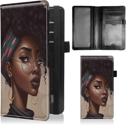 Checkbook Covers for Personal Checkbook Duplicate Checks RFID Blocking Checkbook Cover for Women Men with Elastic Strap Card Slots Pen Holder - Balck Girls