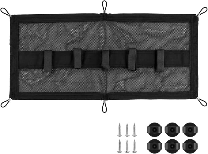 ENUODA Cable Management Net Under Desk Black Mesh Cable Manager Flexible for Standing Desk