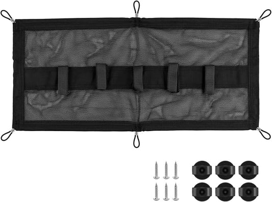 ENUODA Cable Management Net Under Desk Black Mesh Cable Manager Flexible for Standing Desk