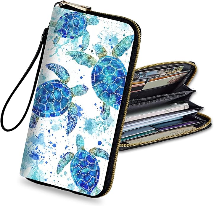 Wristlet Wallet for Women, RFID Blocking Phone Wallet, Large Capacity Zip Around Clutch, Fits iPhone 15 Pro Max, Travel Organizer Purse