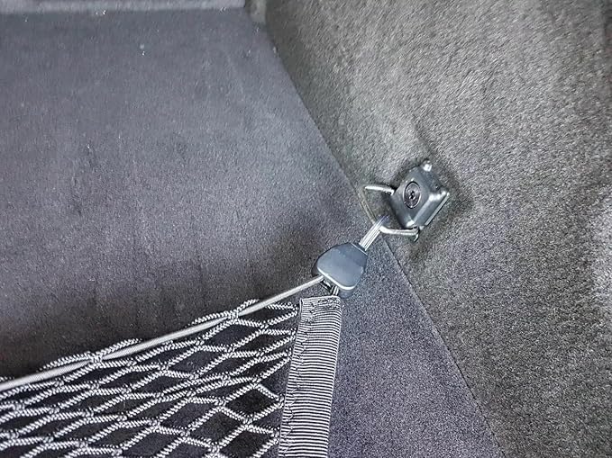 Rear Trunk Organizer Cargo Net for BMW Z4 2019-2026 – Floor Style Cargo Net for Convertibe – Premium Mesh Elastic Car Trunk Organizer Vehicle Carrier Storage – Compatible with Z4