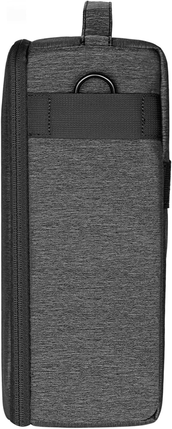 Neewer NW140S Waterproof Camera and Lens Storage Carrying Case 8.7x5.9x12.6 inches Soft Padded Bag for Canon Nikon Sony DSLR, 4 Lens or Flash, Trigger, Battery Accessories(Grey)