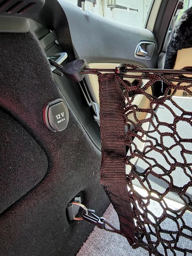 Rear Trunk Organizer Cargo Net for Mercedes-Benz GLA-Class 2014-2025 – Envelope Style Cargo Net for SUV – Premium Mesh Elastic Car Trunk Organizer – Compatible with GLA