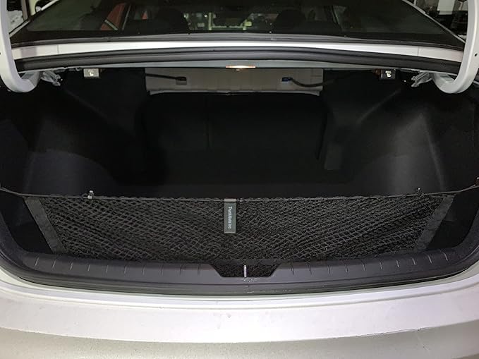 Envelope Style Automotive Elastic Trunk Mesh Cargo Net for Kia K5 LX LXS GT-Line EX 2021-2025 - Premium Trunk Organizer and Storage - Luggage Net for Sedan - Best Car Organizer for Kia K5