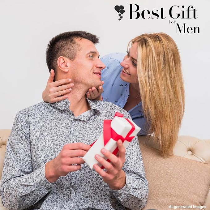 furid Gifts for Husband Him Valentines: Smart Wallet Rfid Blocking - Stocking Stuffers Gift Boxed For Boyfriend Father at Birthday Valentines Day Anniversary