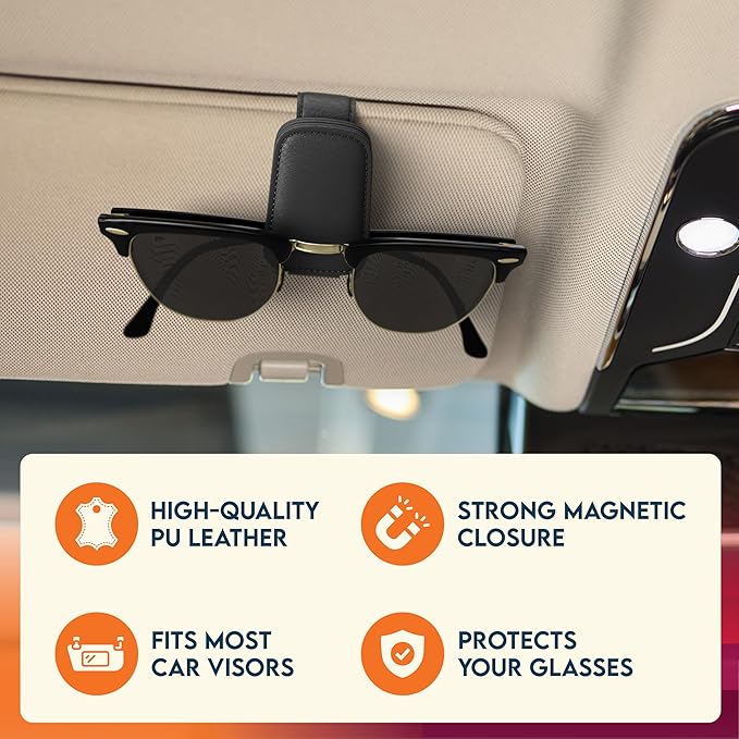 Sunglasses Holder for Car Visor