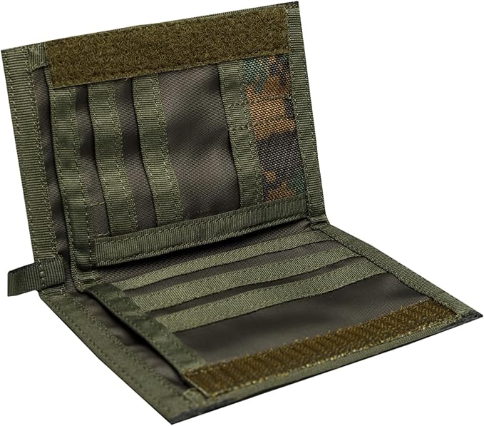 Chameleon Bifold Mens Nylon Wallet-Military Tactical Men Wallet- Canvas Thin Front Pocket Travel Bi-Fold Wallet-Best Nylon Travel Pouch
