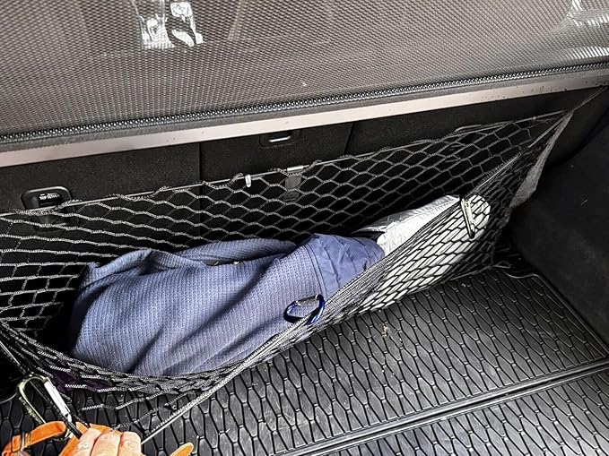 Rear Trunk Seats Organizer Cargo Net for Mazda CX-5 2013–2026 – Envelope Style Cargo Net for SUV – Premium Mesh Car Trunk Organizer Vehicle Carrier Storage – Compatible with Mazda CX-5