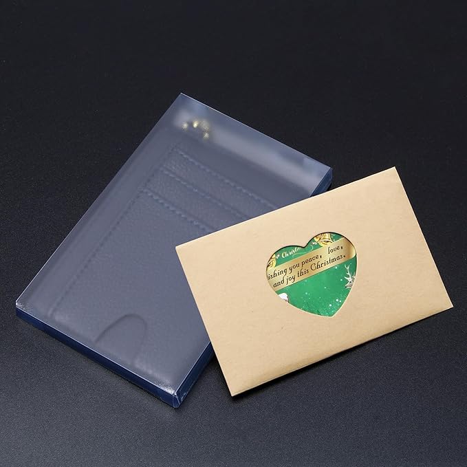 GEEAD Slim Minimalist Front Pocket RFID Blocking Card Holder Wallets for Men & Women