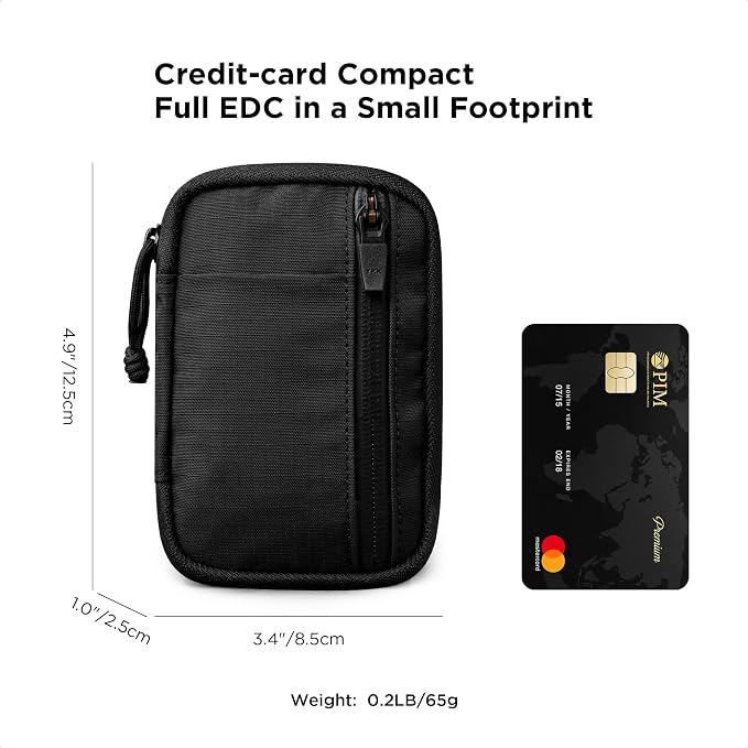 ALPAKA HUB Pouch V2 EDC Organizer for Cables, Cards, Coins, RFID Blocking Small Tool Bag for Everyday Carry and Travel