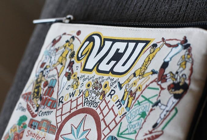 catstudio Virginia Commonwealth University Zipper Pouch Purse | Holds Your Phone, Coins, Makeup, Dog Treats, & Tech Tools
