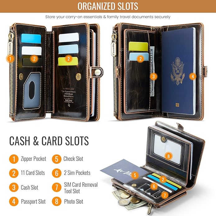 Passport Holder Wallet Bag with Holder