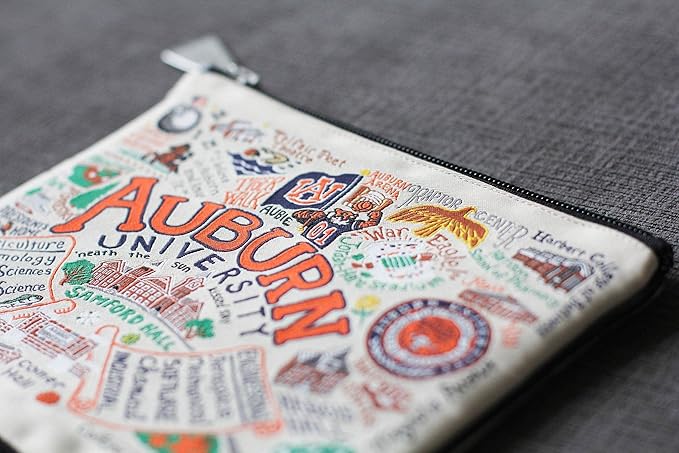 catstudio Auburn University Collegiate Zipper Pouch Purse | Holds Your Phone, Coins, Pencils, Makeup, Dog Treats, & Tech Tools
