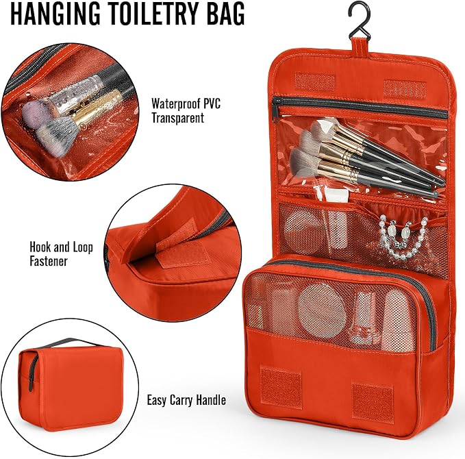 Veken 8 Set Packing Cubes for Travel Essentials, Suitcase Organizer Bags in 4 Sizes, Carry-On Luggage Accessories with Laundry Bag, Airplane Must Have, Gifts for Women Men