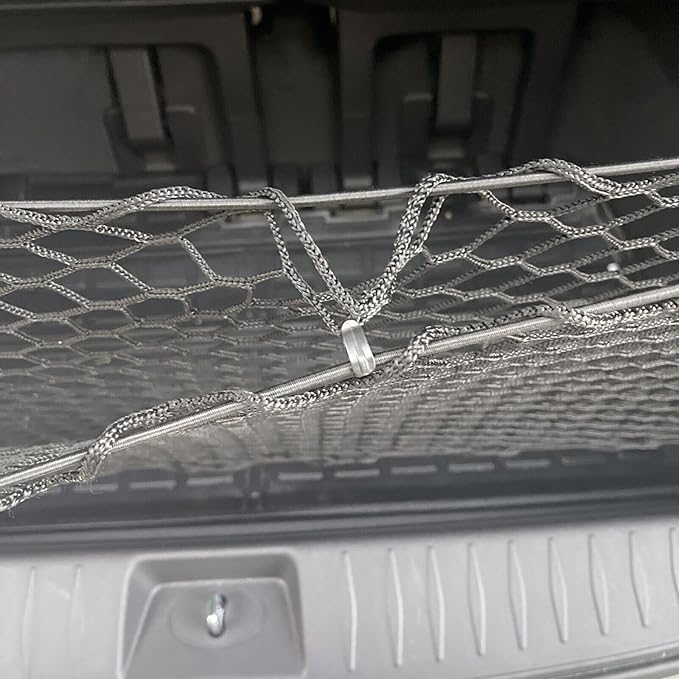 Rear Trunk Organizer Cargo Net for Kia Carnival 2022–2025 – Envelope Style Cargo Net for SUV – Premium Mesh Car Trunk Organizer Vehicle Carrier Storage – Compatible with Kia Carnival
