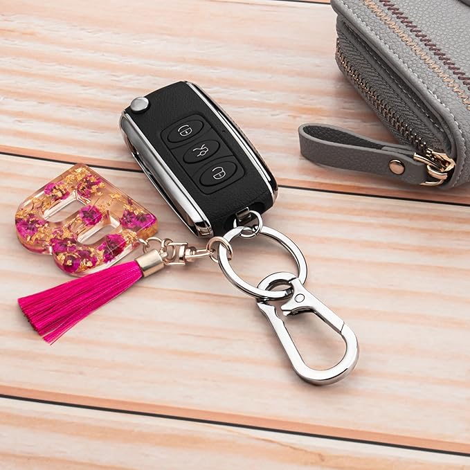 Wikavanli Metal Keychains Keyring Key Chain Ring Clip Holder Organizer for Home Car Keys Key Finder Women Men