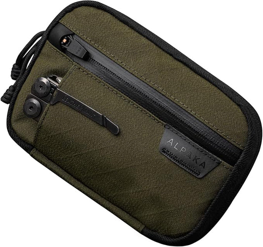 ALPAKA Admin Pouch Pro - Small Tool Pouch with Smooth Zipper, Weatherproof Storage for Electronics, Cables, EDC Organizer, Travel Accessories